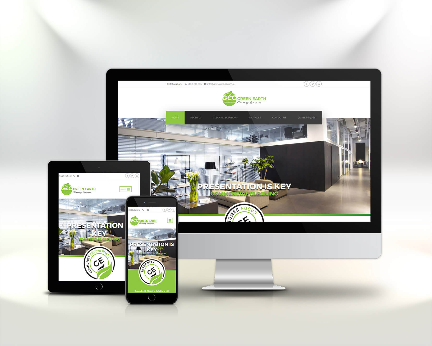 GEC Solutions - Website by CR8VE designs Perth
