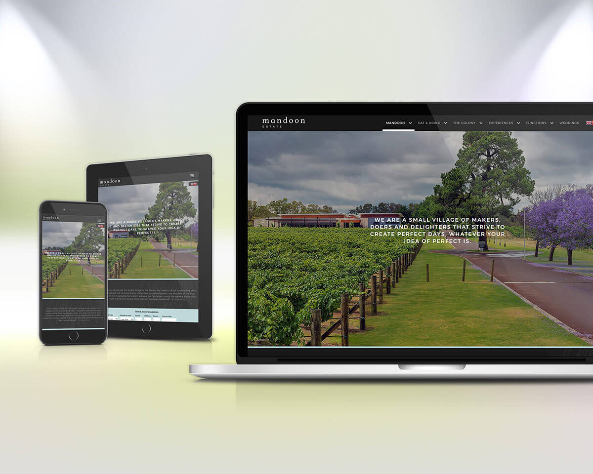 Mandoon Estate - Website by CR8VE designs Perth